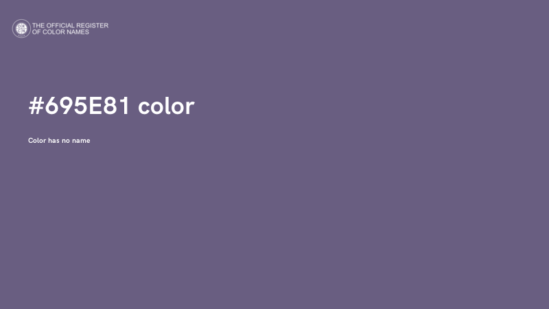 #695E81 color image