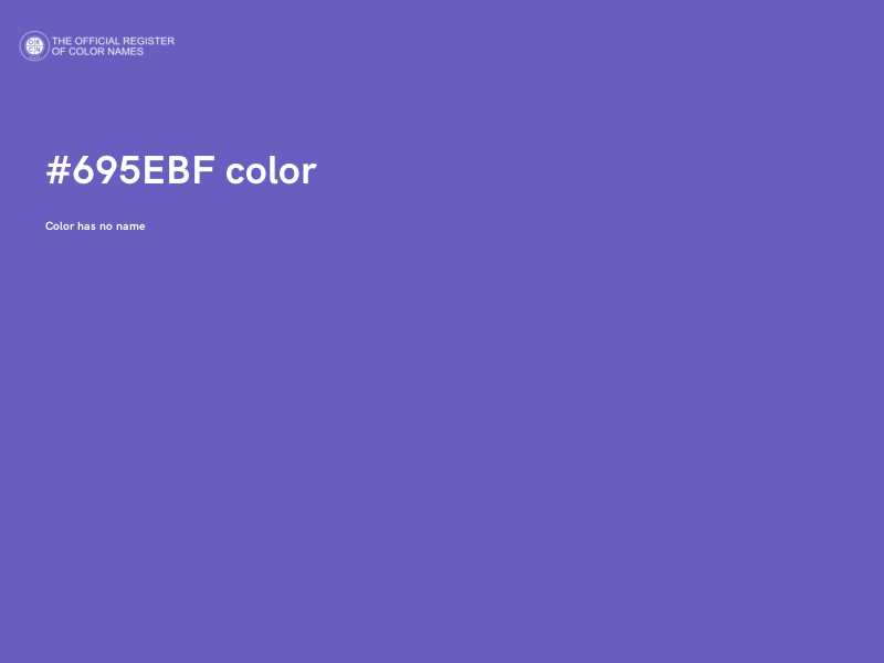#695EBF color image