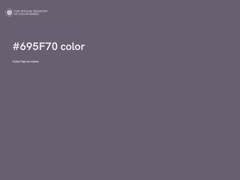 #695F70 color image