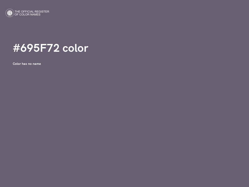 #695F72 color image