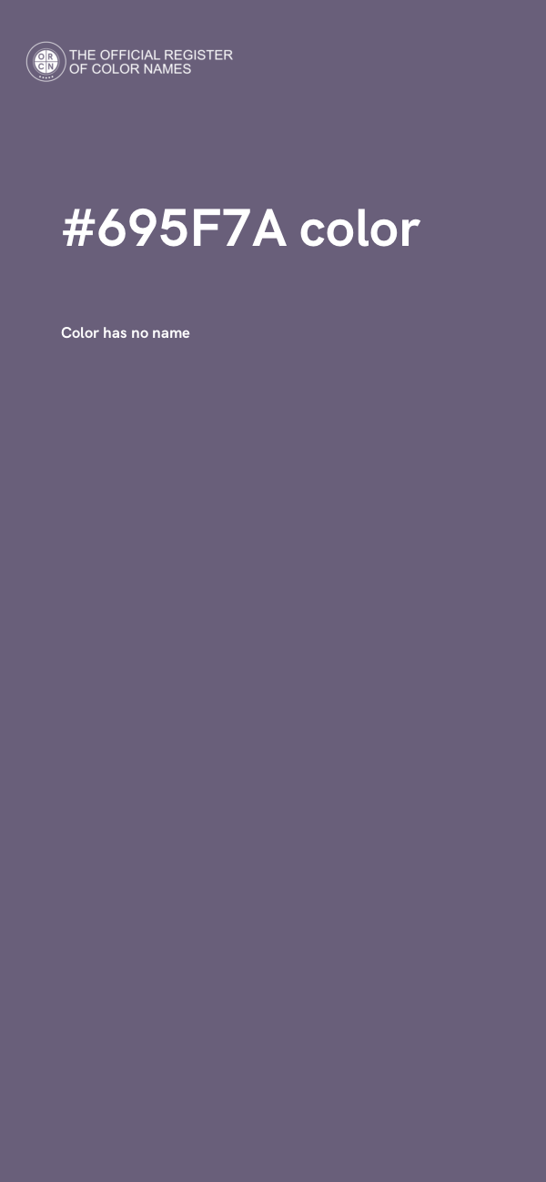 #695F7A color image