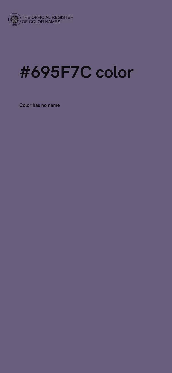 #695F7C color image