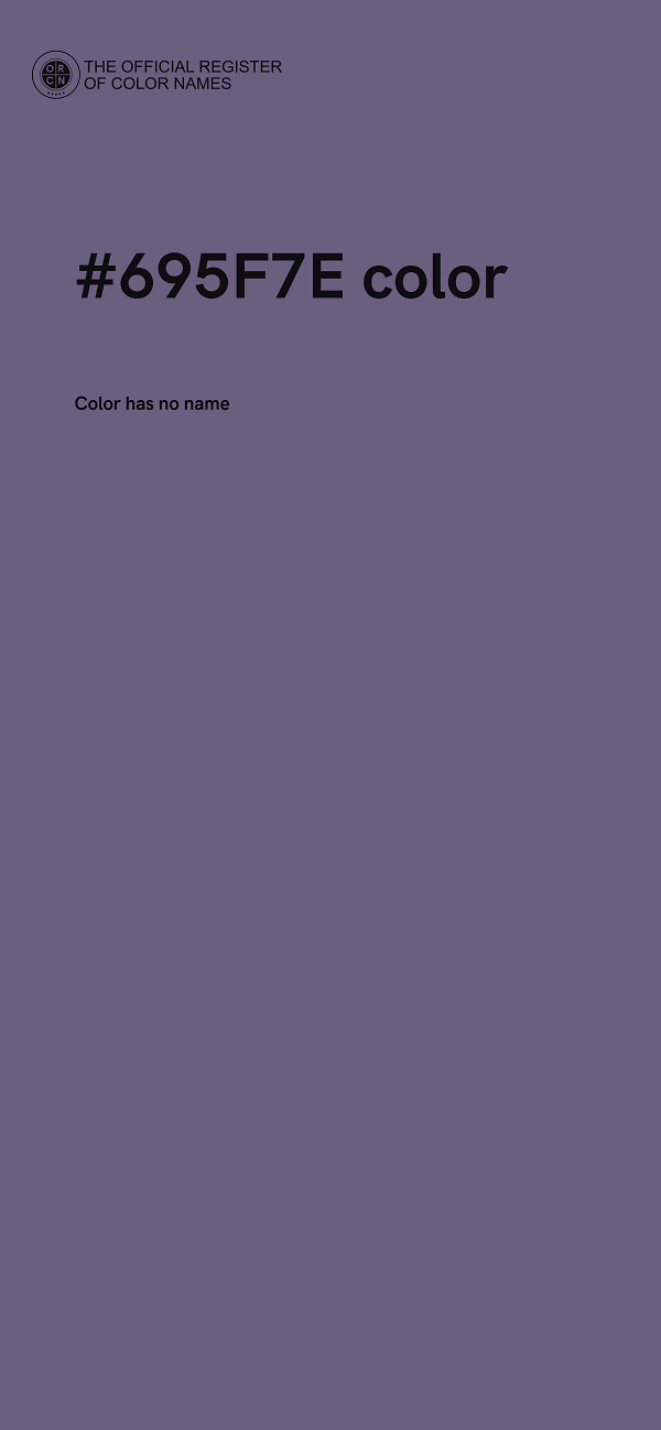 #695F7E color image
