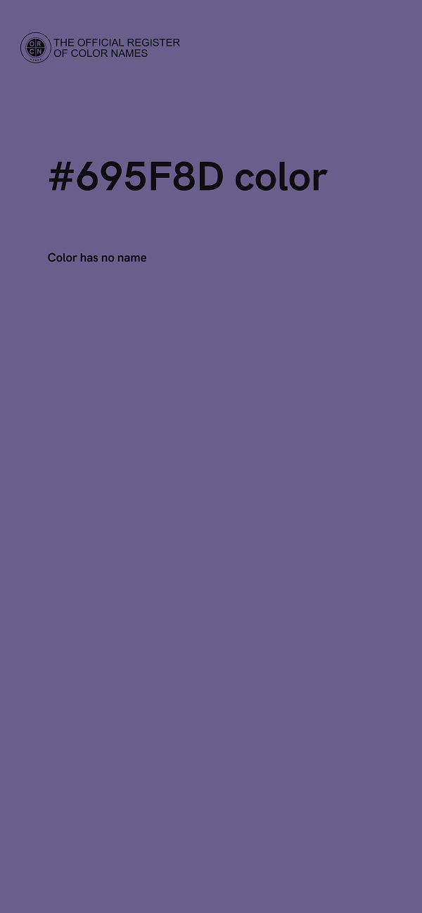 #695F8D color image