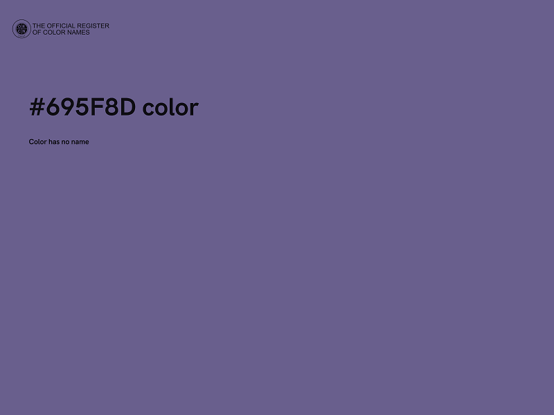 #695F8D color image