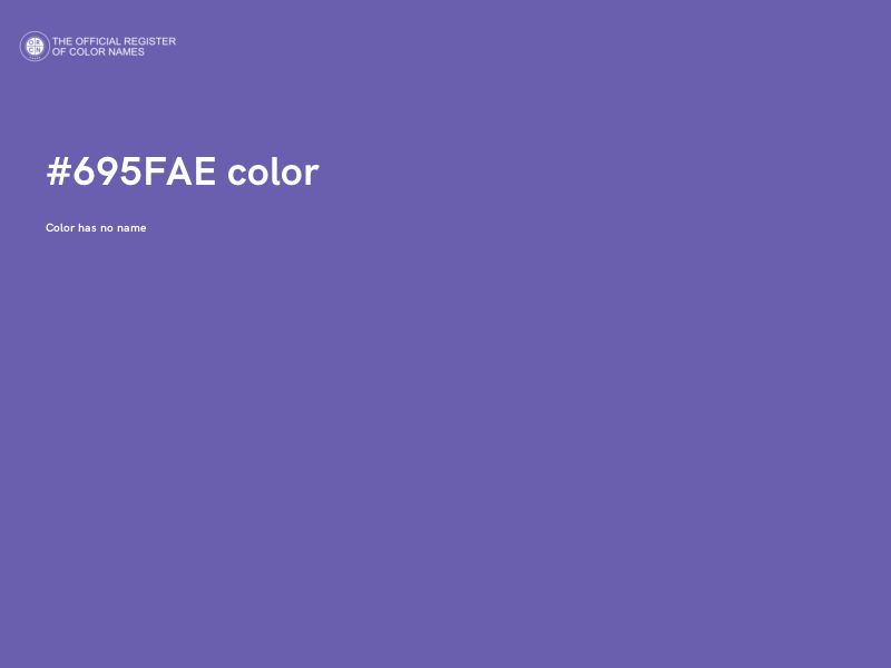 #695FAE color image