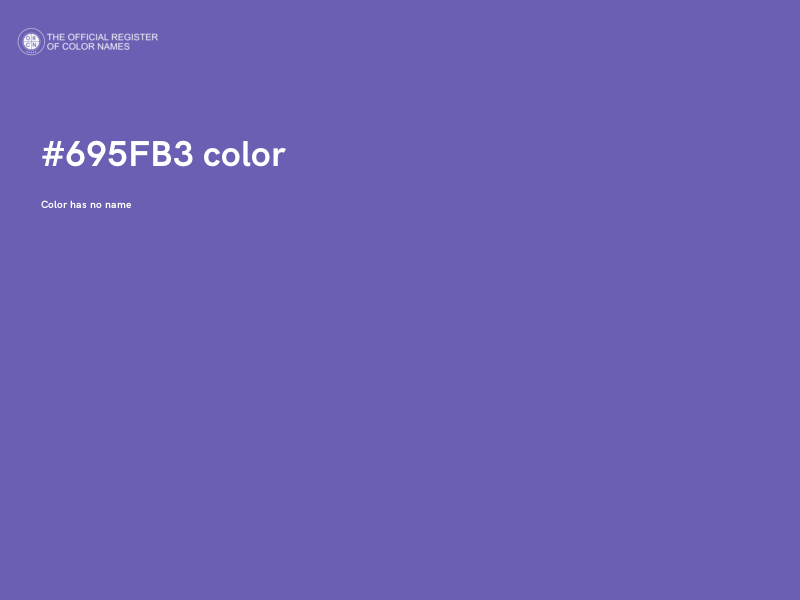 #695FB3 color image