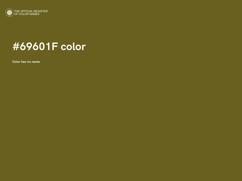 #69601F color image