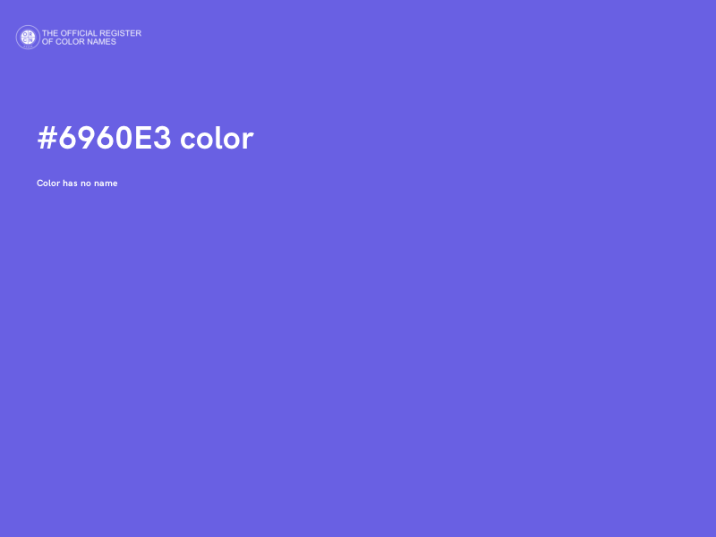 #6960E3 color image