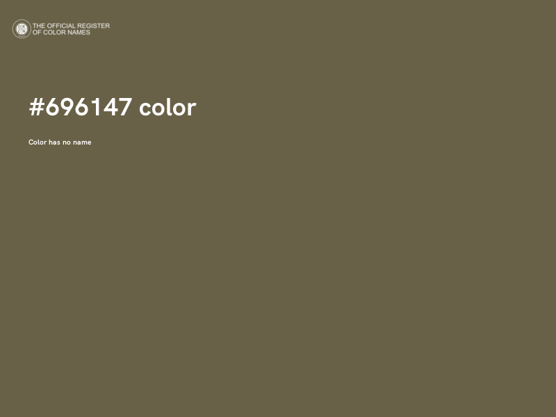 #696147 color image