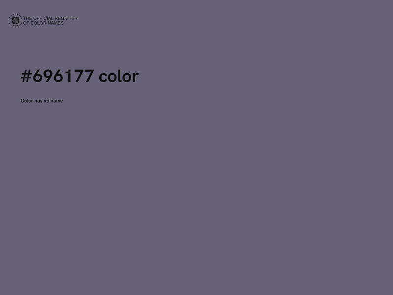 #696177 color image