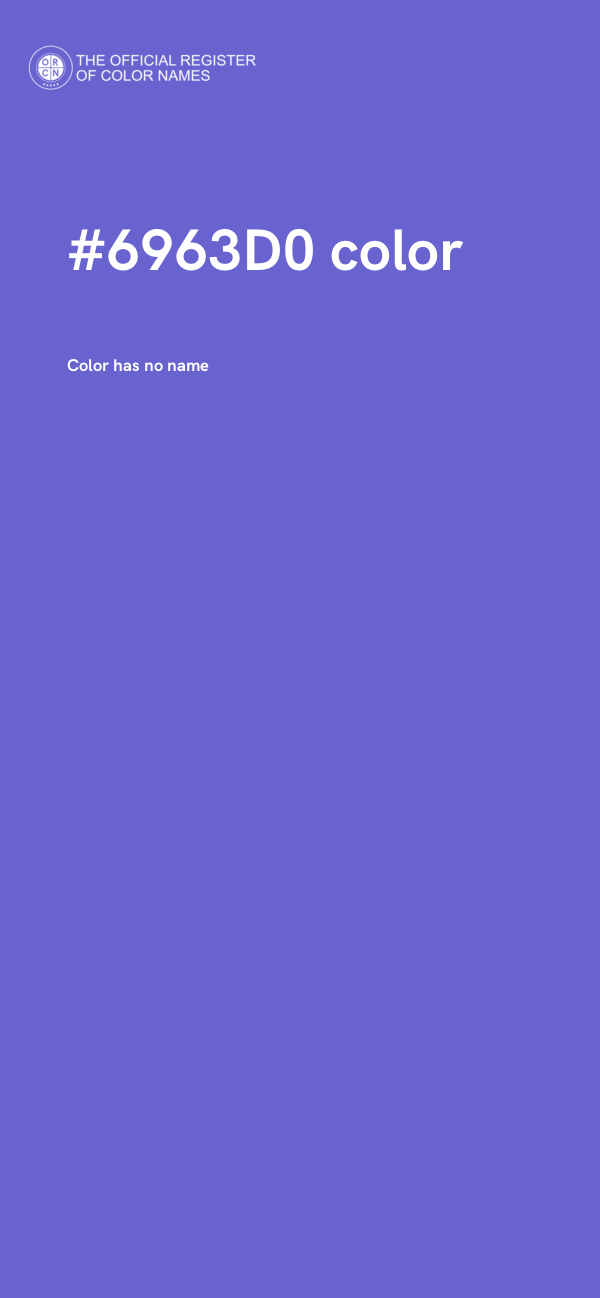 #6963D0 color image