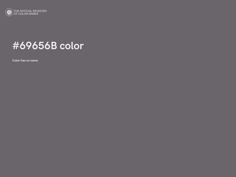 #69656B color image