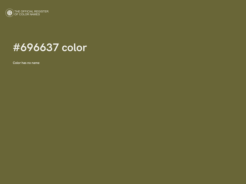 #696637 color image
