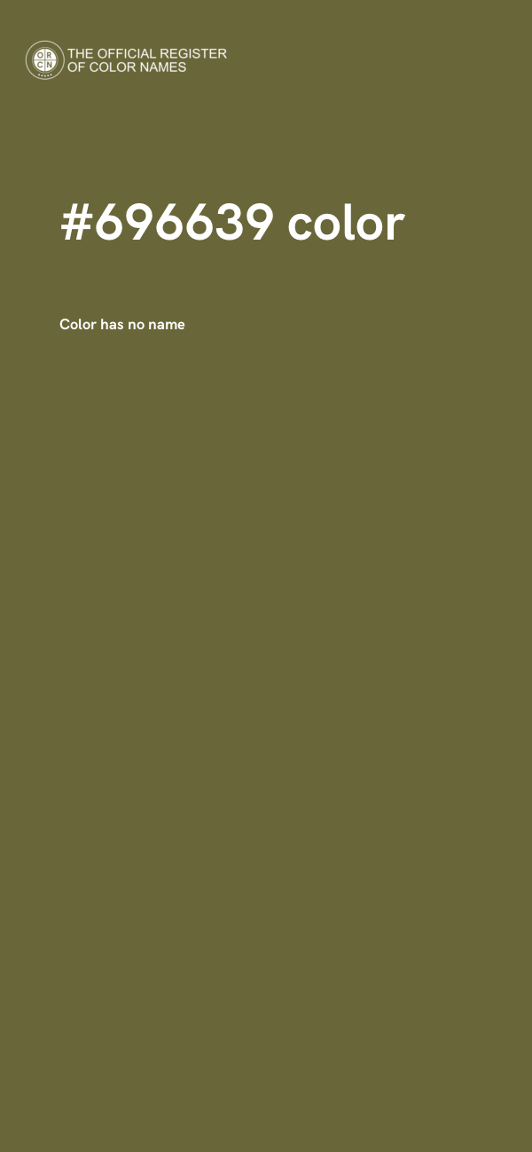 #696639 color image
