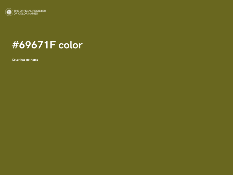 #69671F color image