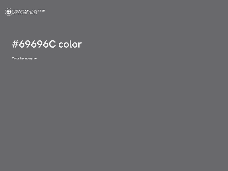 #69696C color image