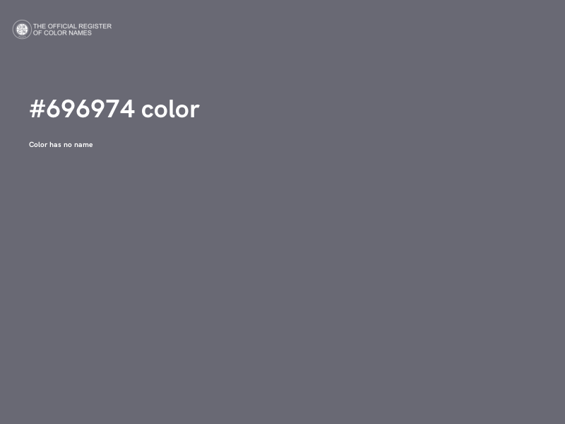 #696974 color image