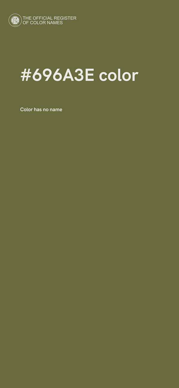 #696A3E color image