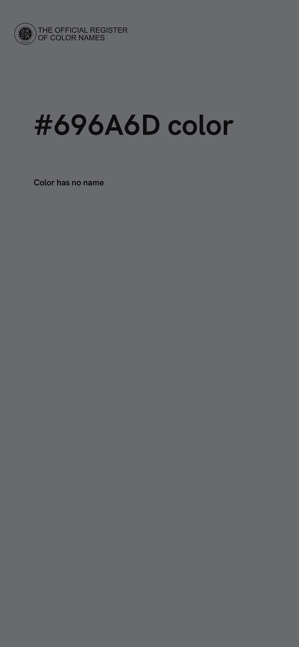 #696A6D color image