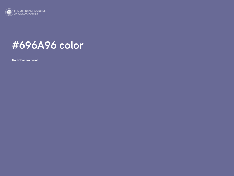 #696A96 color image