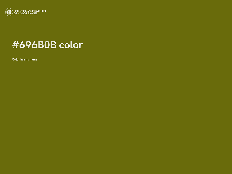 #696B0B color image