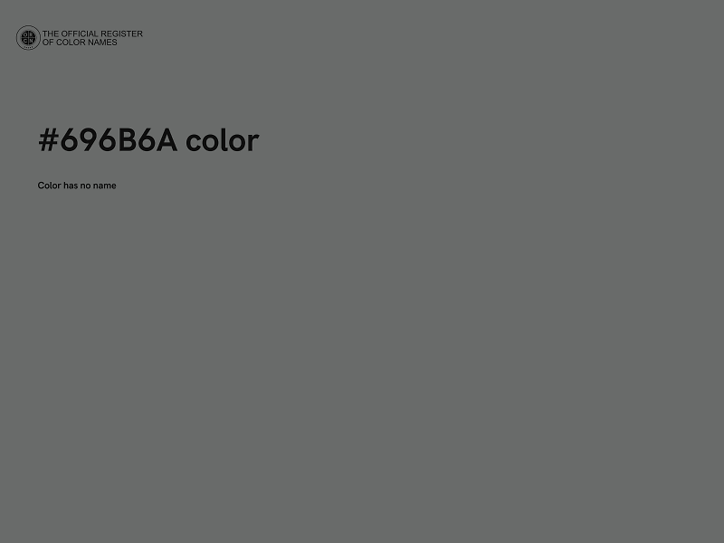 #696B6A color image