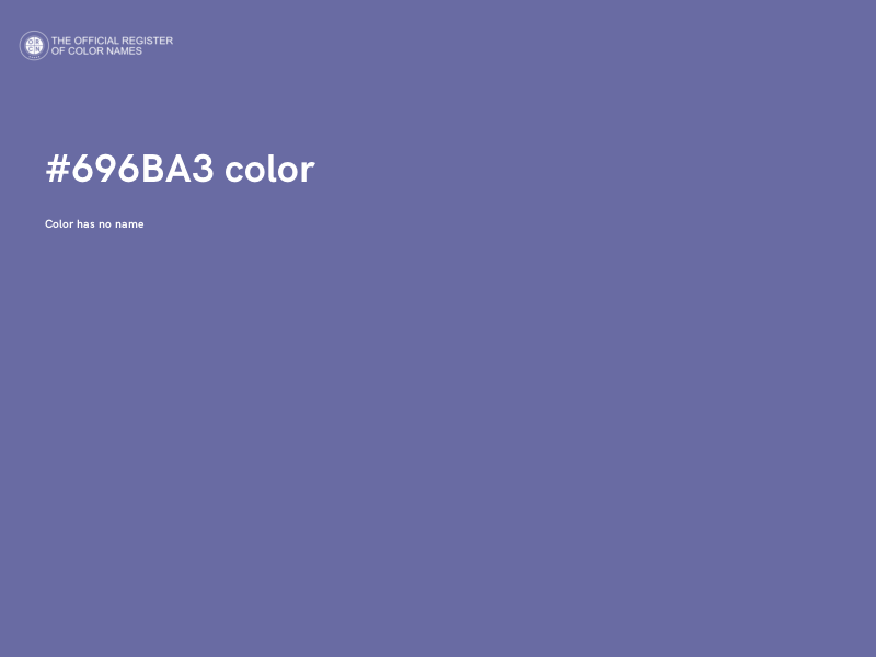 #696BA3 color image