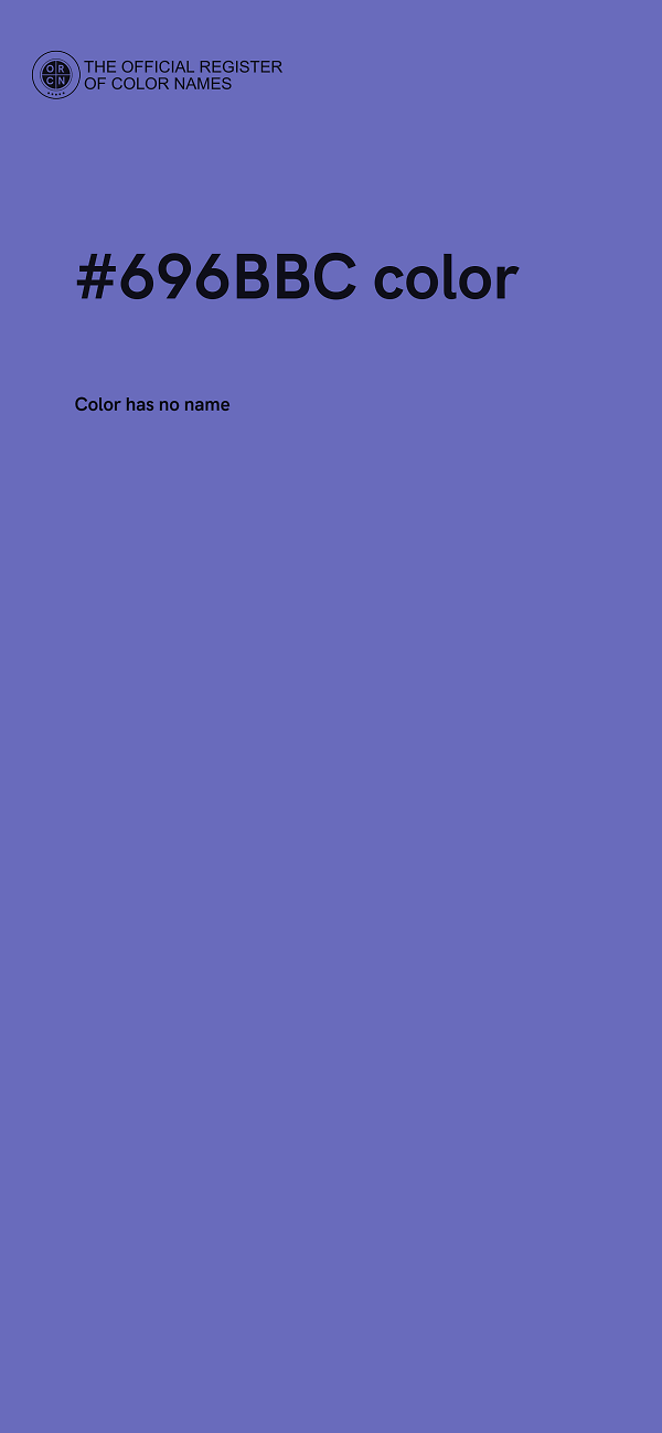 #696BBC color image
