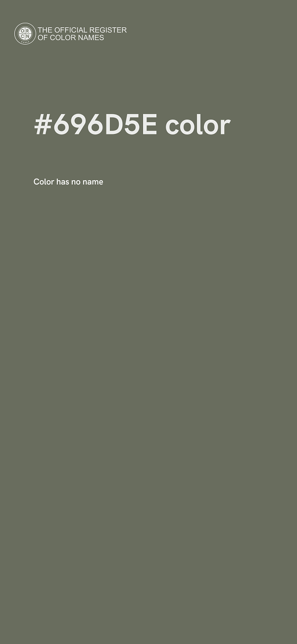 #696D5E color image