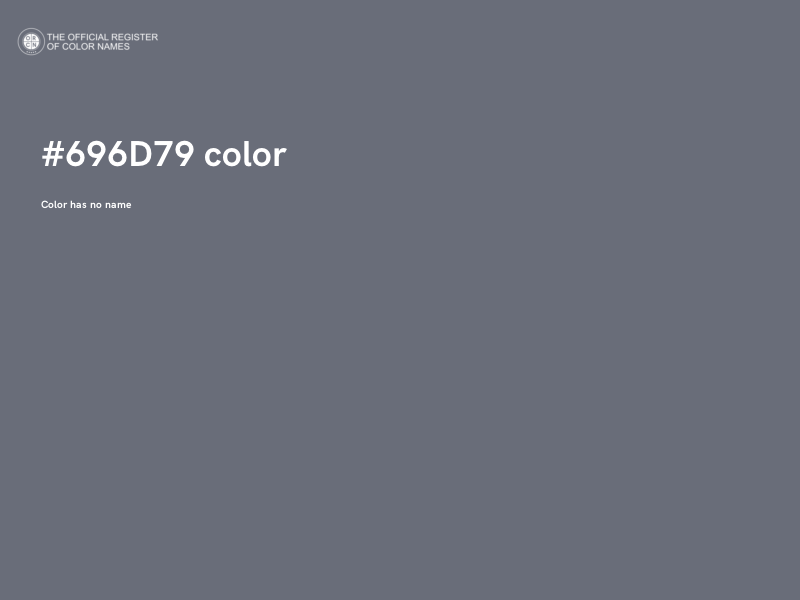 #696D79 color image