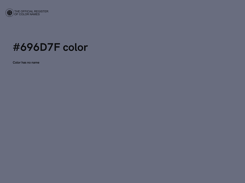 #696D7F color image