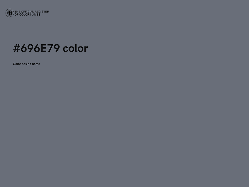 #696E79 color image