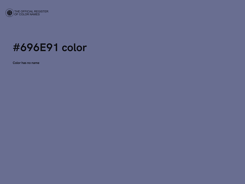 #696E91 color image