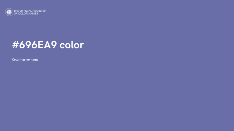 #696EA9 color image