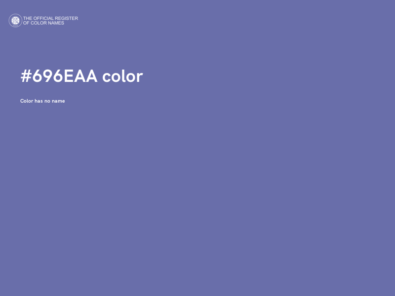 #696EAA color image