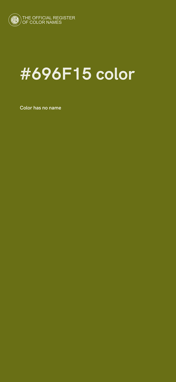 #696F15 color image