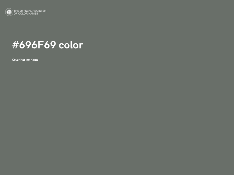 #696F69 color image