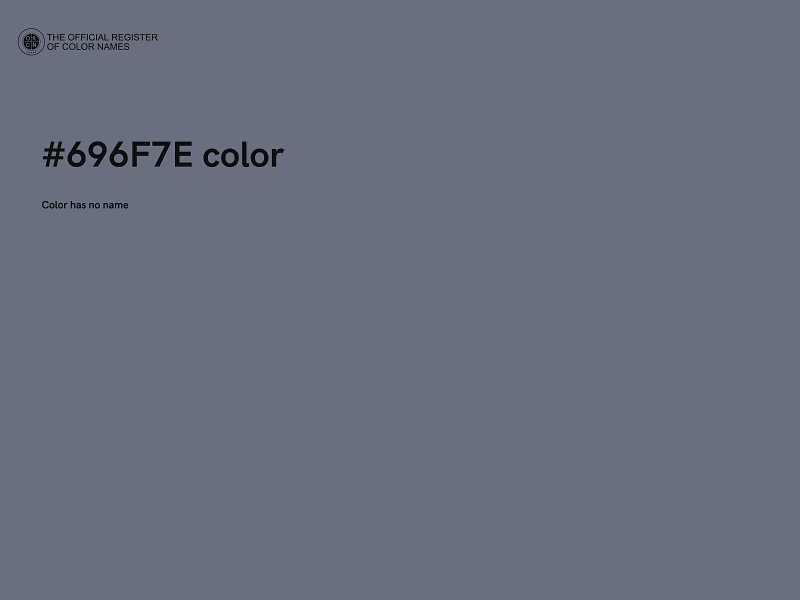 #696F7E color image
