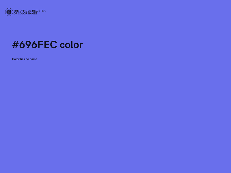 #696FEC color image