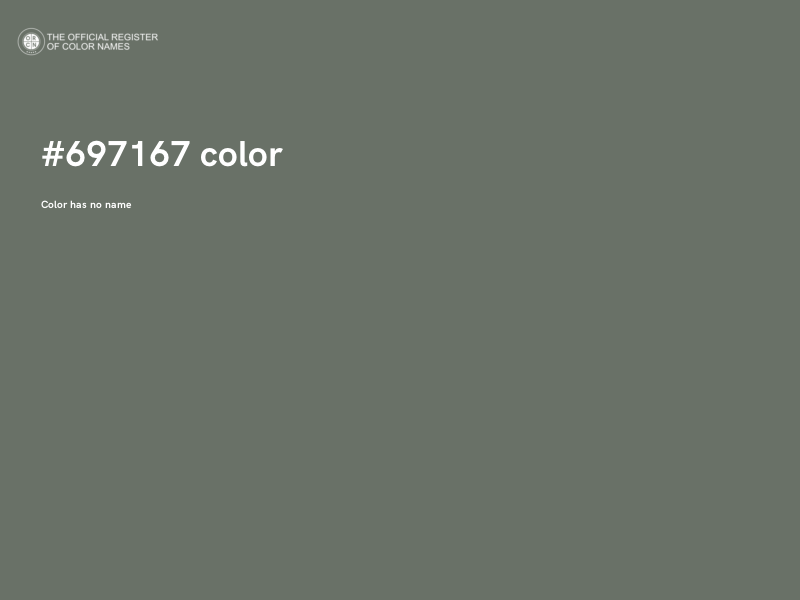 #697167 color image