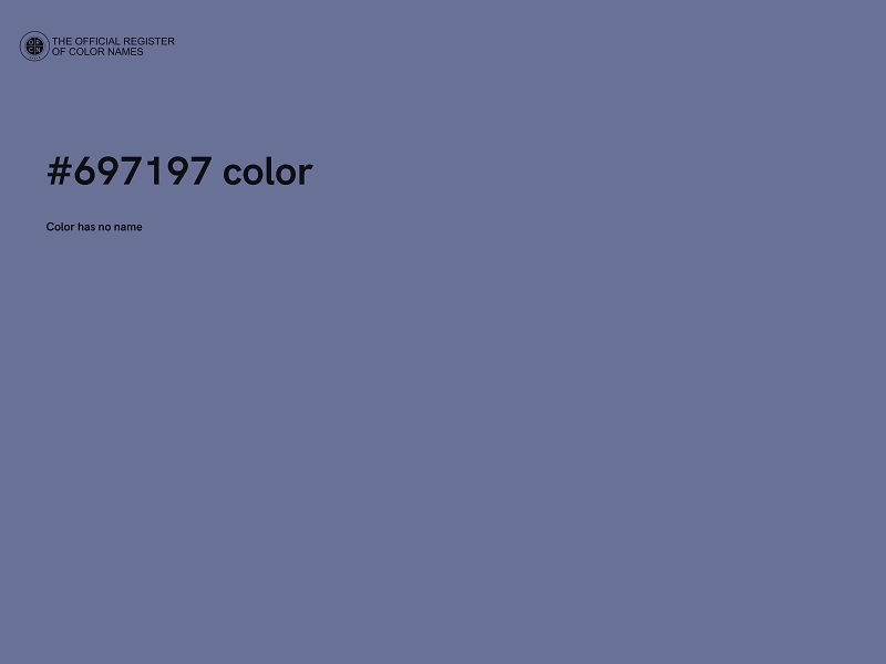 #697197 color image