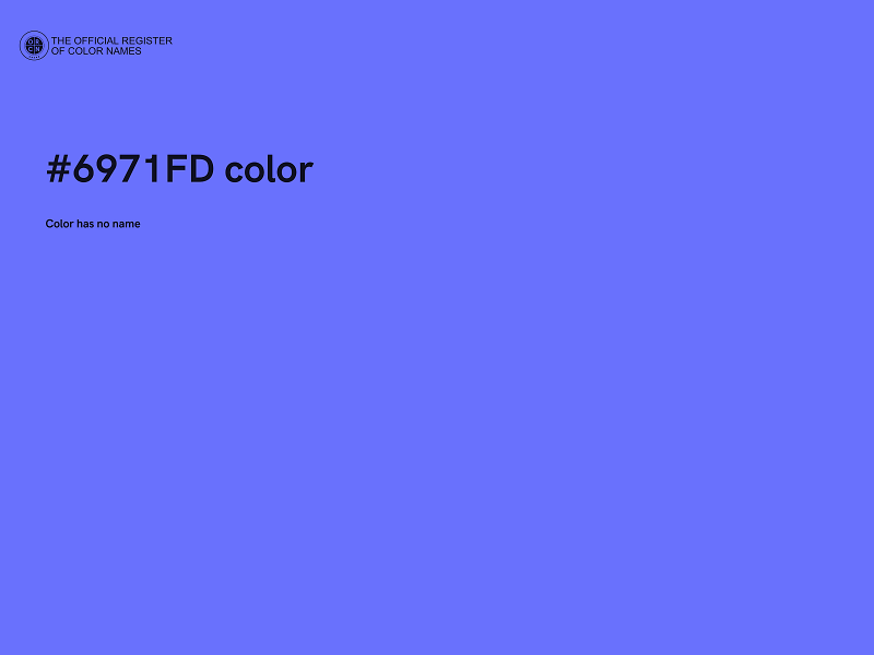 #6971FD color image