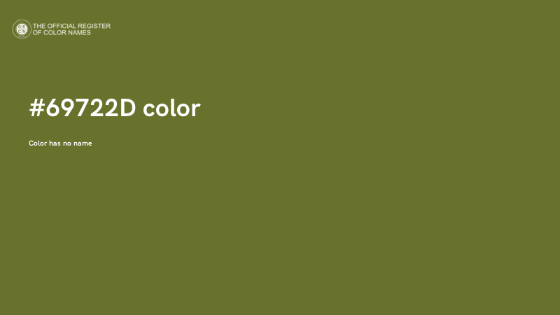 #69722D color image