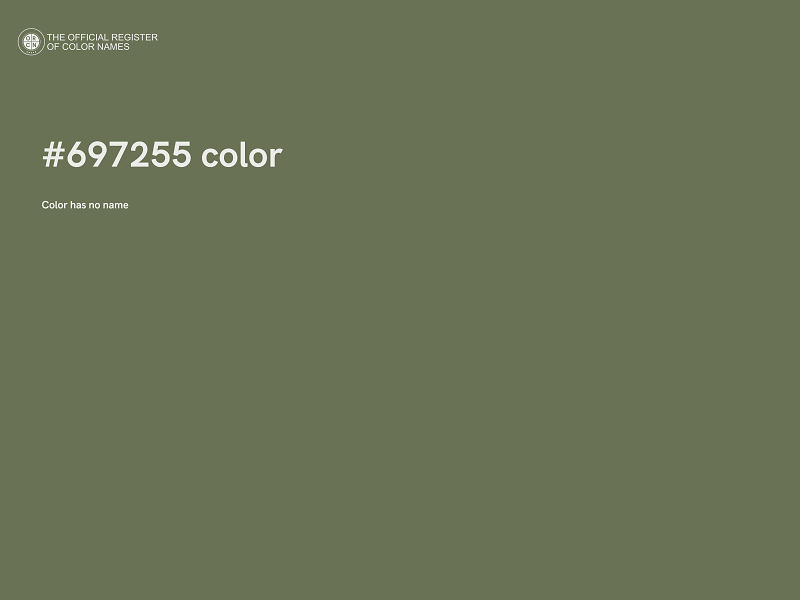 #697255 color image