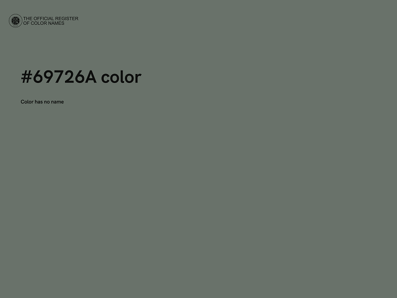 #69726A color image