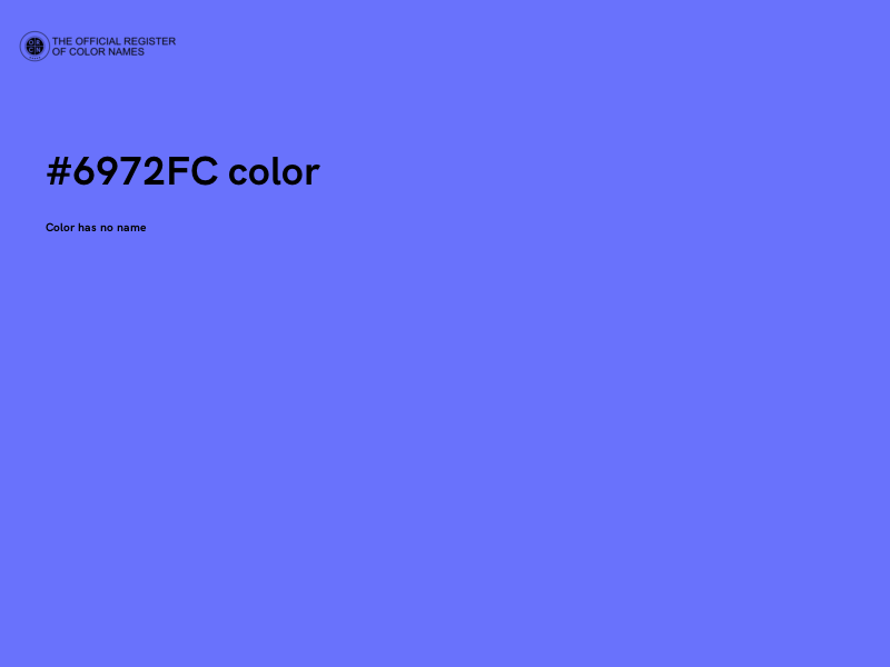 #6972FC color image
