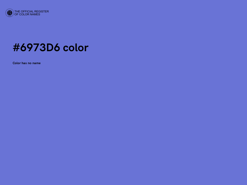 #6973D6 color image