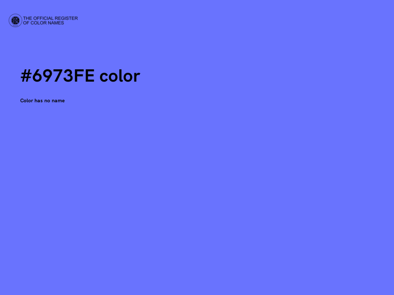 #6973FE color image