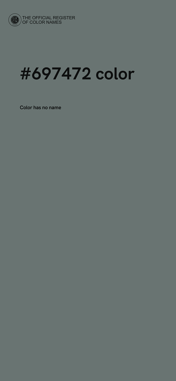 #697472 color image